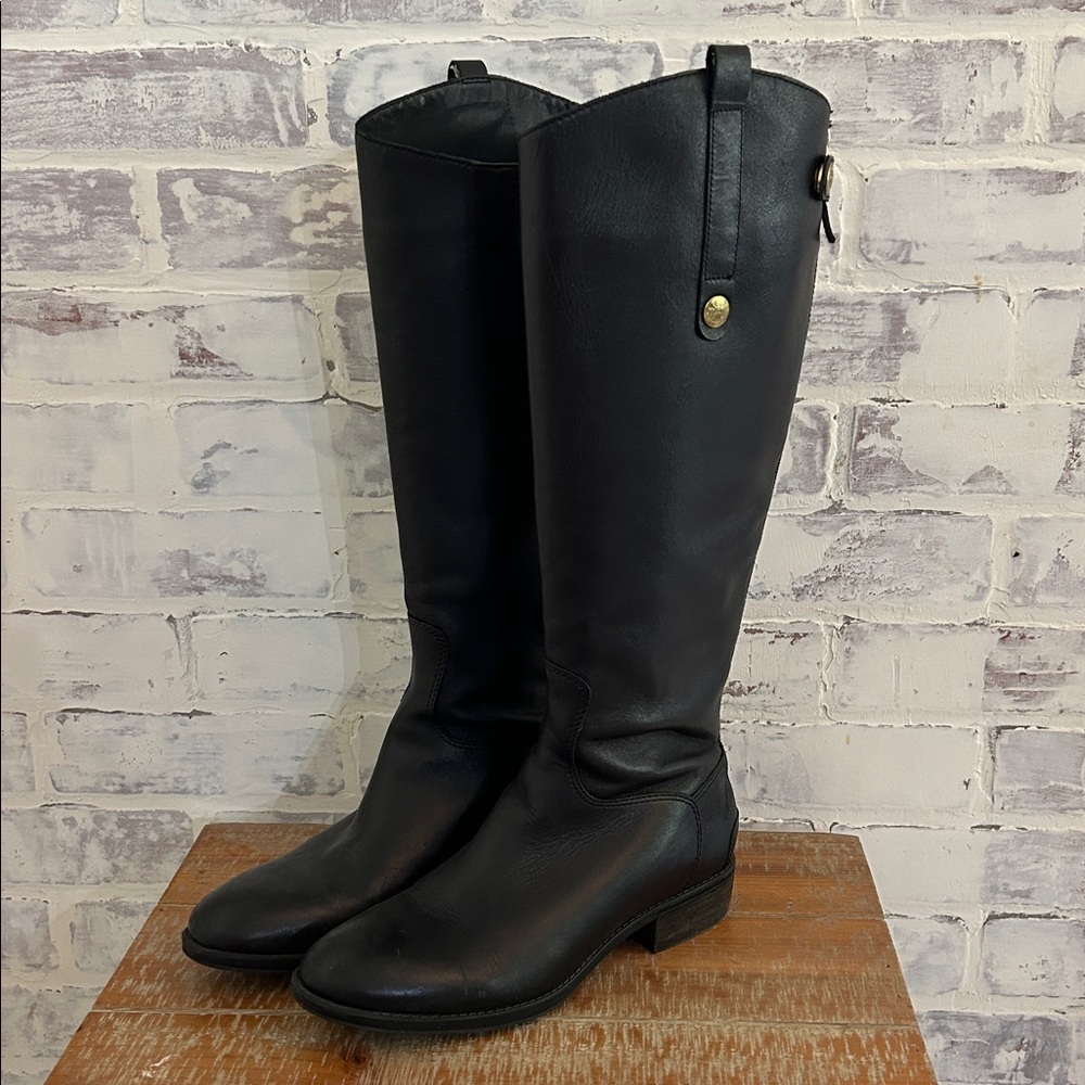 Sam Edelman Black Knee-High Boots